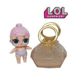 LOL Surprise Doll Lil Crystal Queen Lil Sister Series 2 Mini Figure Doll NEW